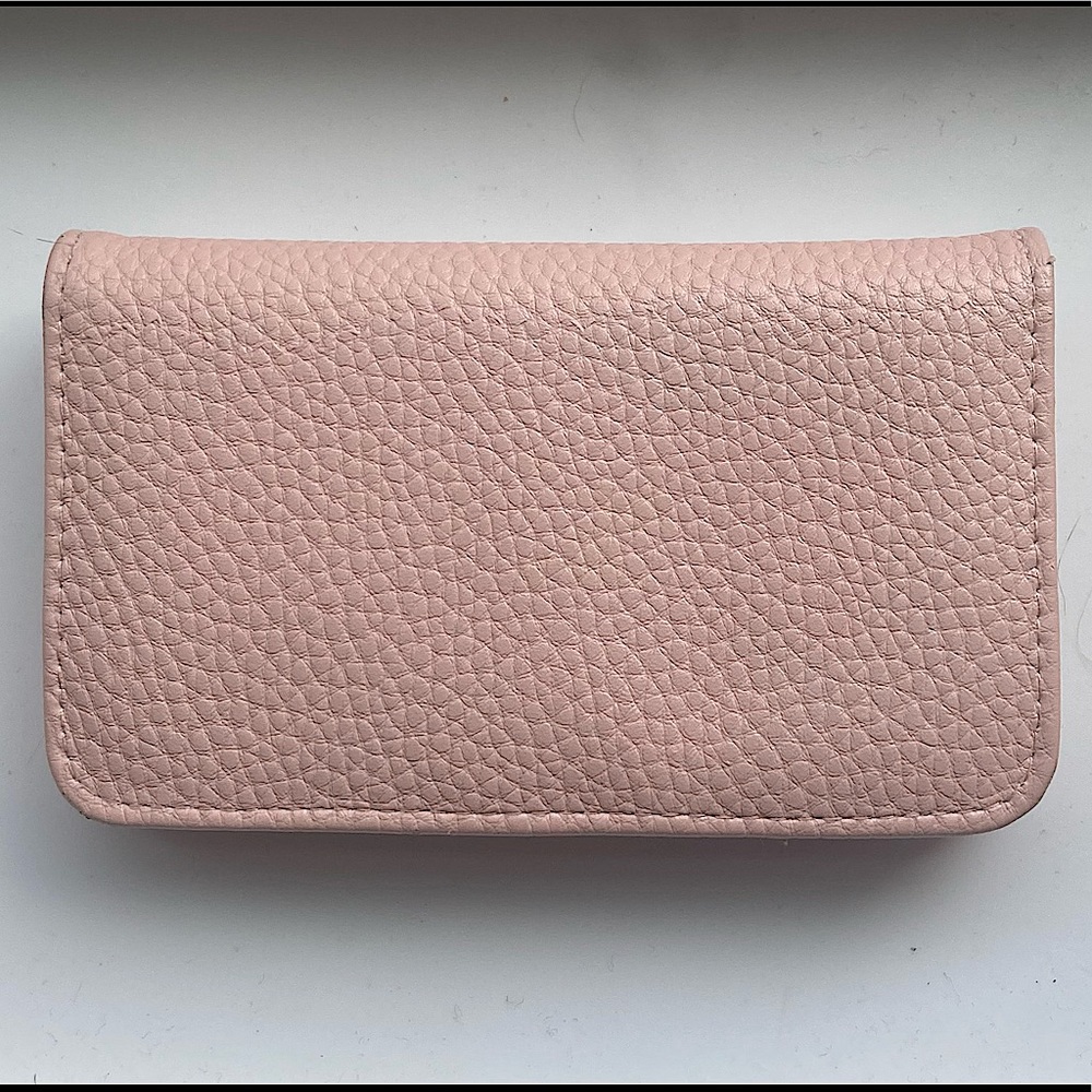 buxton light pink wallet